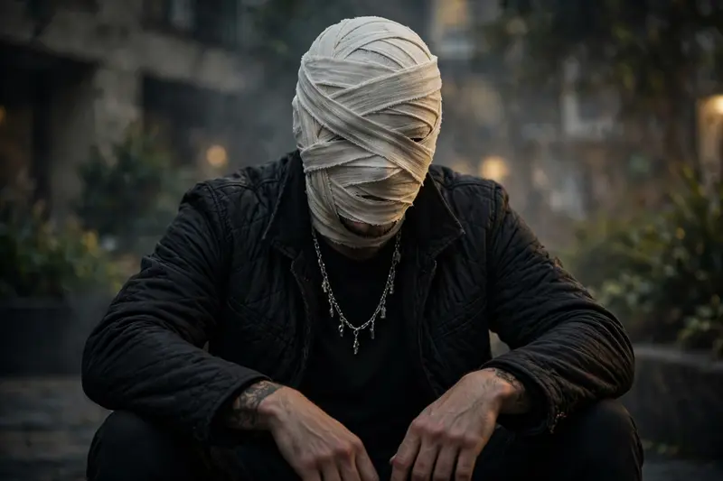Face Bandage AI Photo Editing Prompt