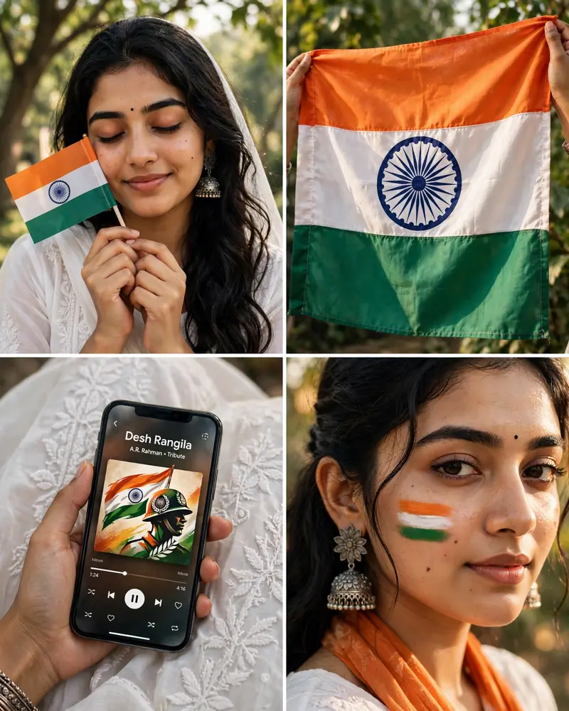 Independence Day 4-Panel Collage Prompt