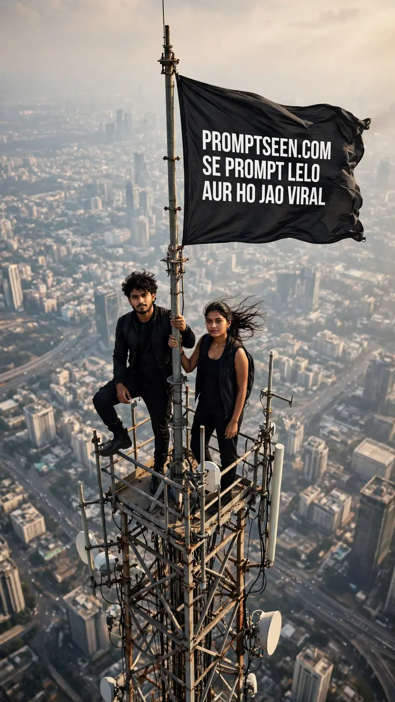 New York Tower Couple Photo Prompt