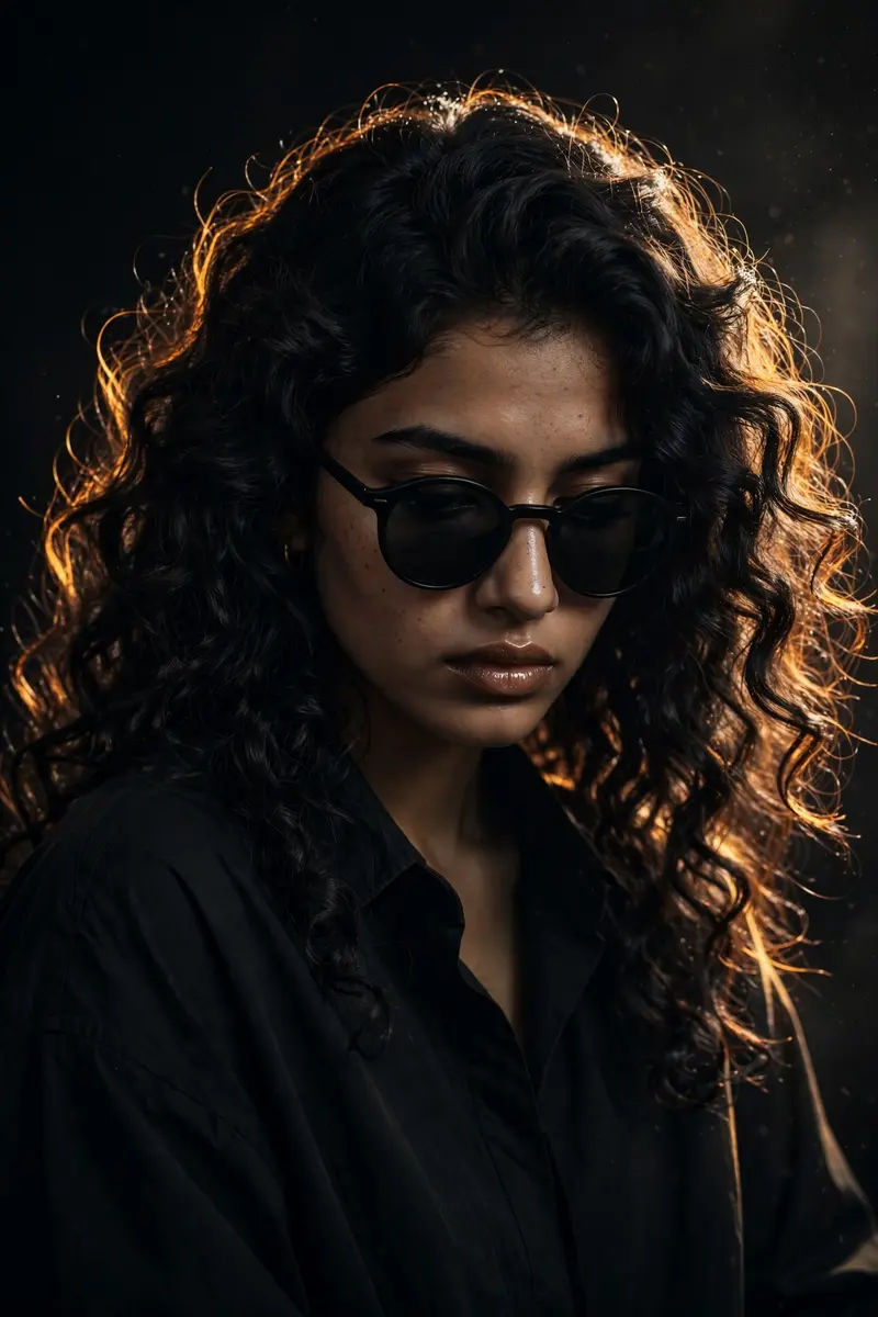 Dark Cinematic Instagram DP Portrait