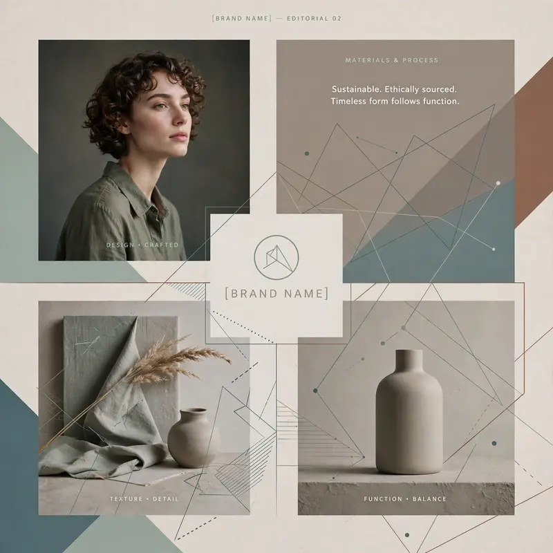 Editorial Brand Grid Prompt