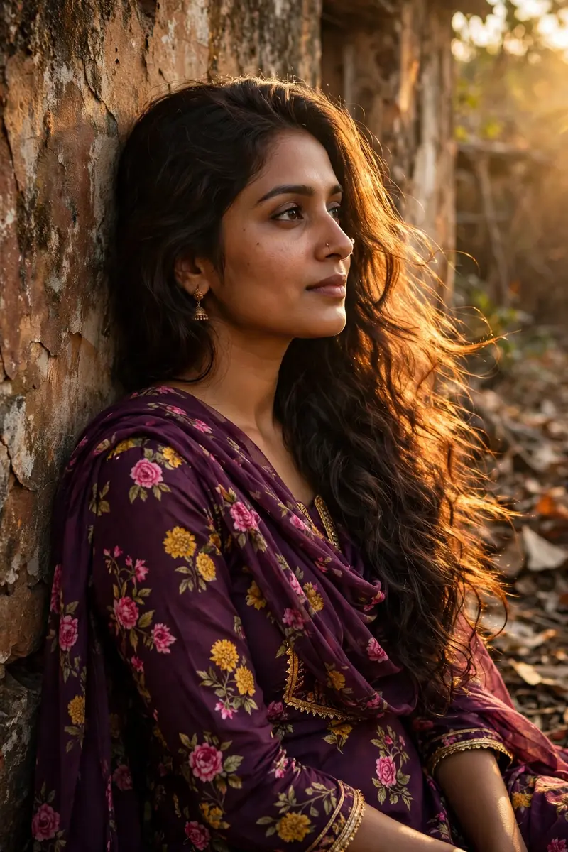 Beautiful Traditional Wear Portrait Prompt