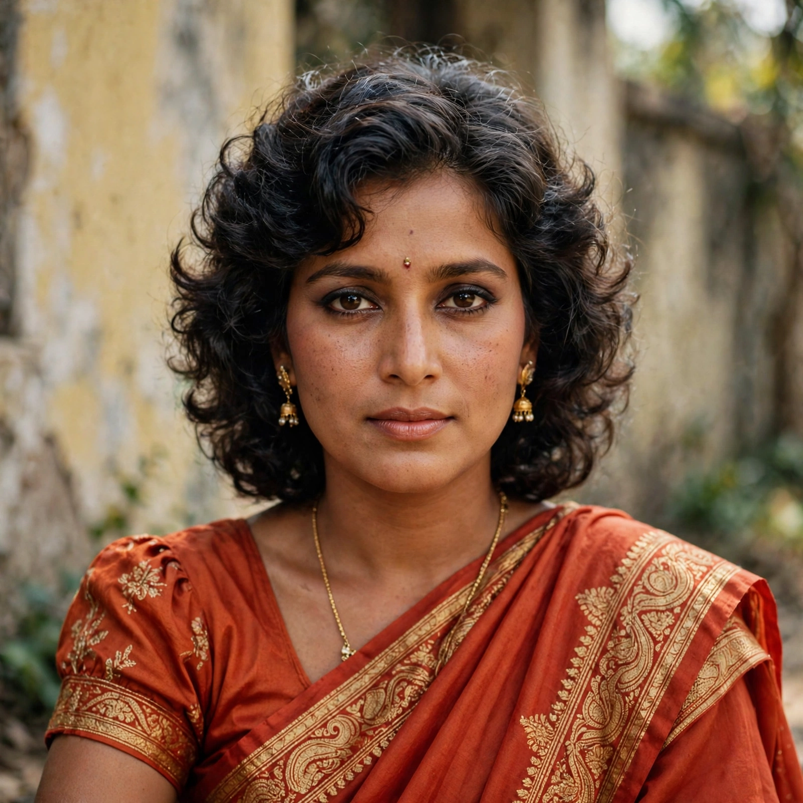 1980s Retro Bollywood Portrait