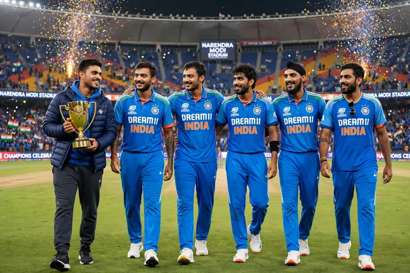 World Cup Trophy Walk Celebration Prompt