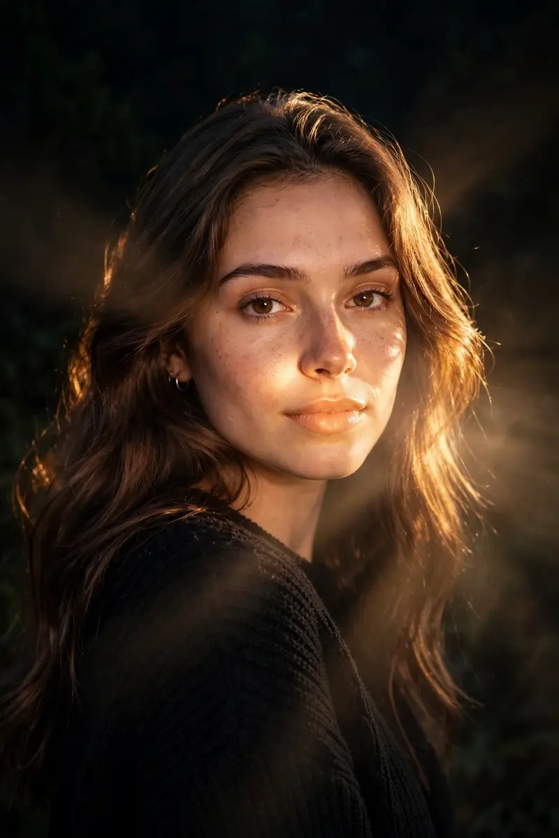 Night Glow Effect Photo Prompt