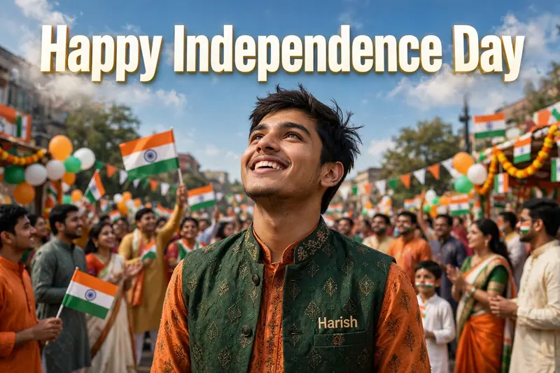 Independence Day Harish Traditional Outfit Prompt