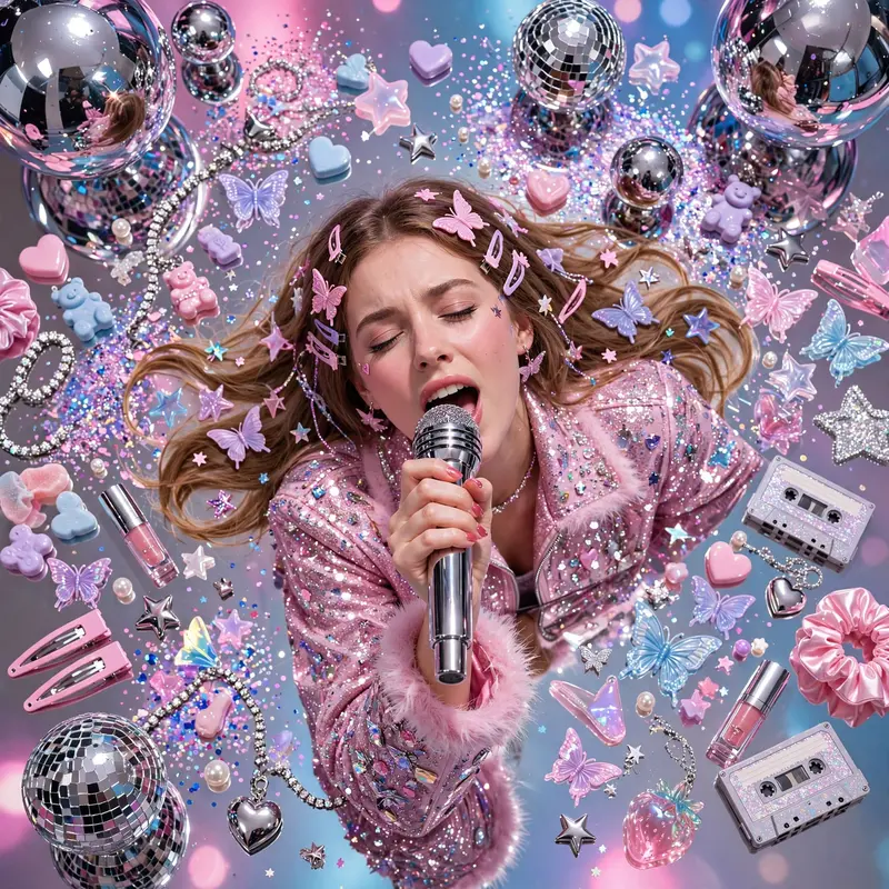Glitter Confetti Rain