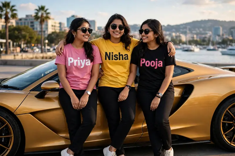 Best Friends Supercar Name Shirts Prompt