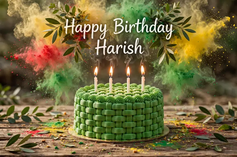 Birthday Cake Name Photo Prompt