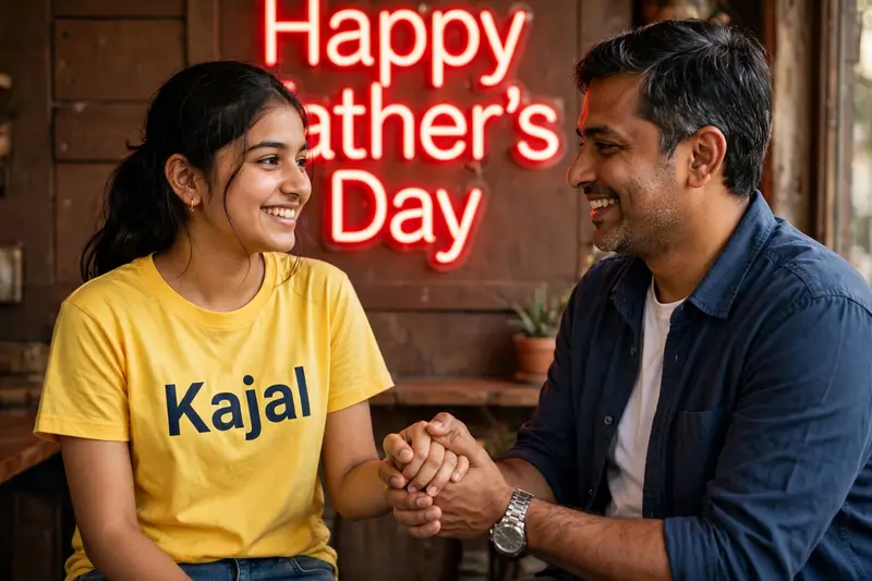 Father's Day Hand Holding Photo Prompt