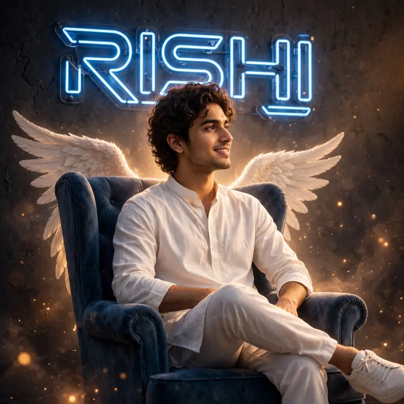 3D Wing Chair Kurta Boy DP Prompt