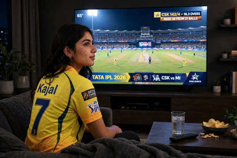 CSK Jersey Girl Photorealistic Prompt