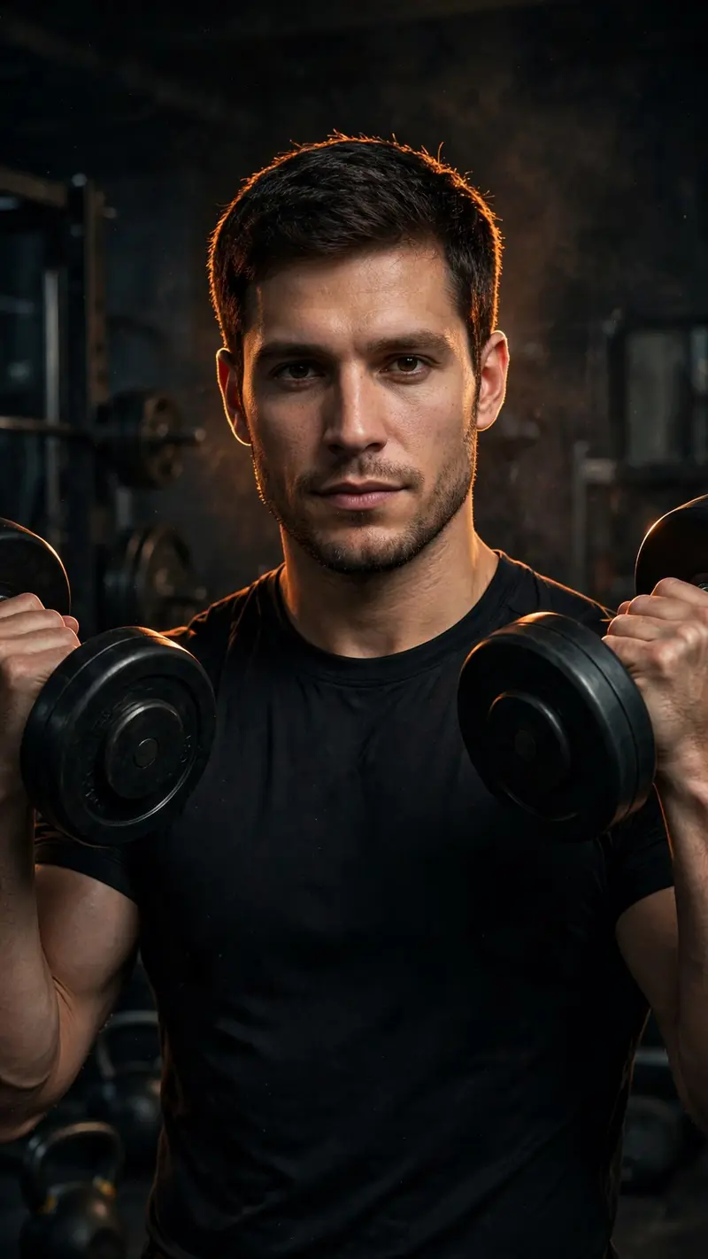 Moody Gym Portrait