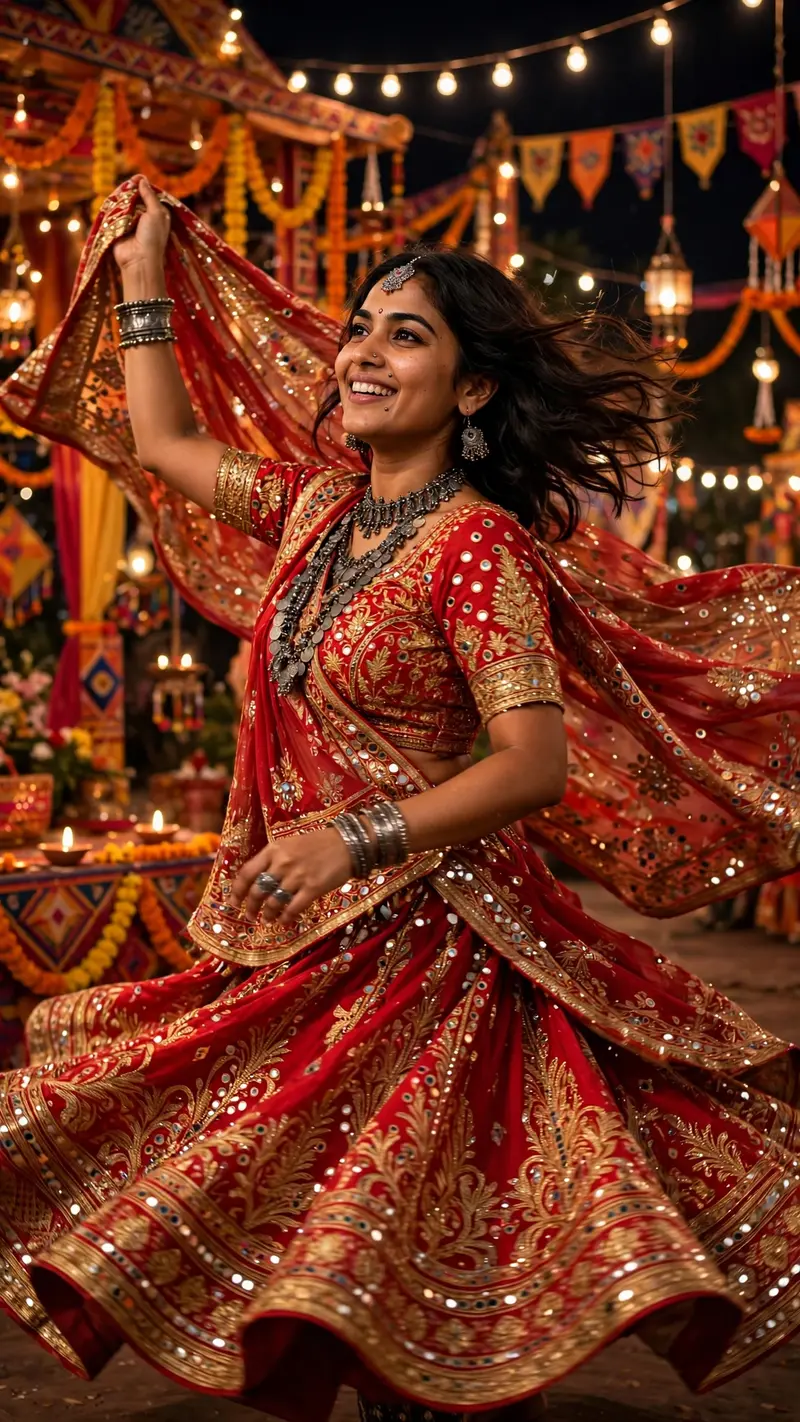 Garba Girl Twirl