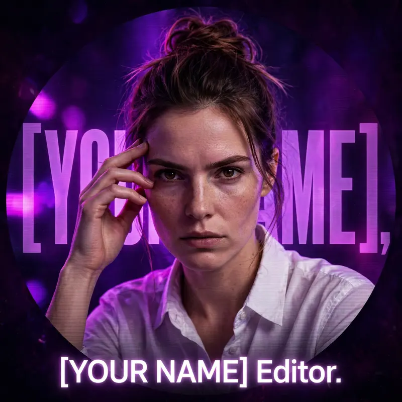 Neon Purple Instagram DP