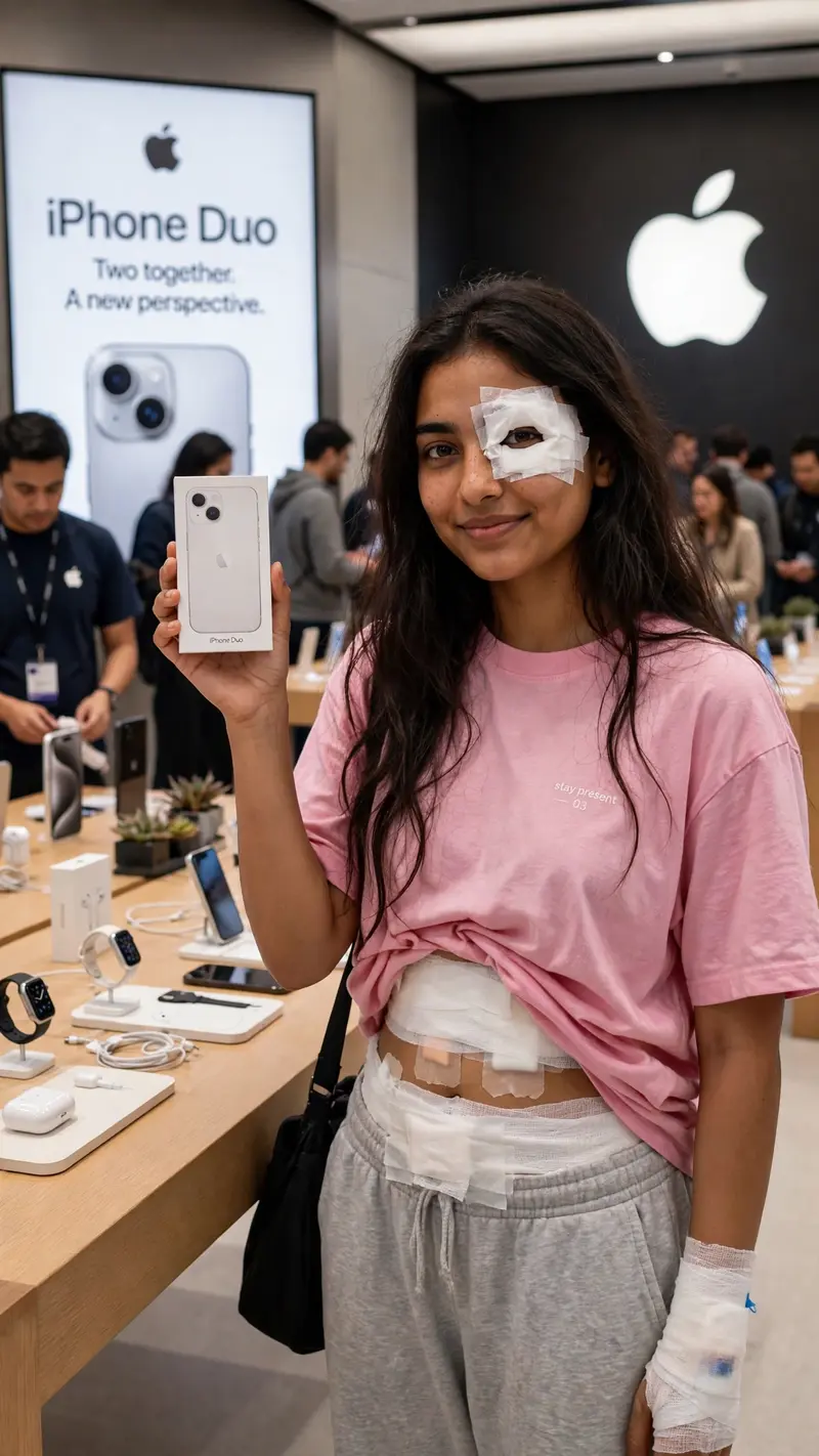 iPhone Store Candid Photo