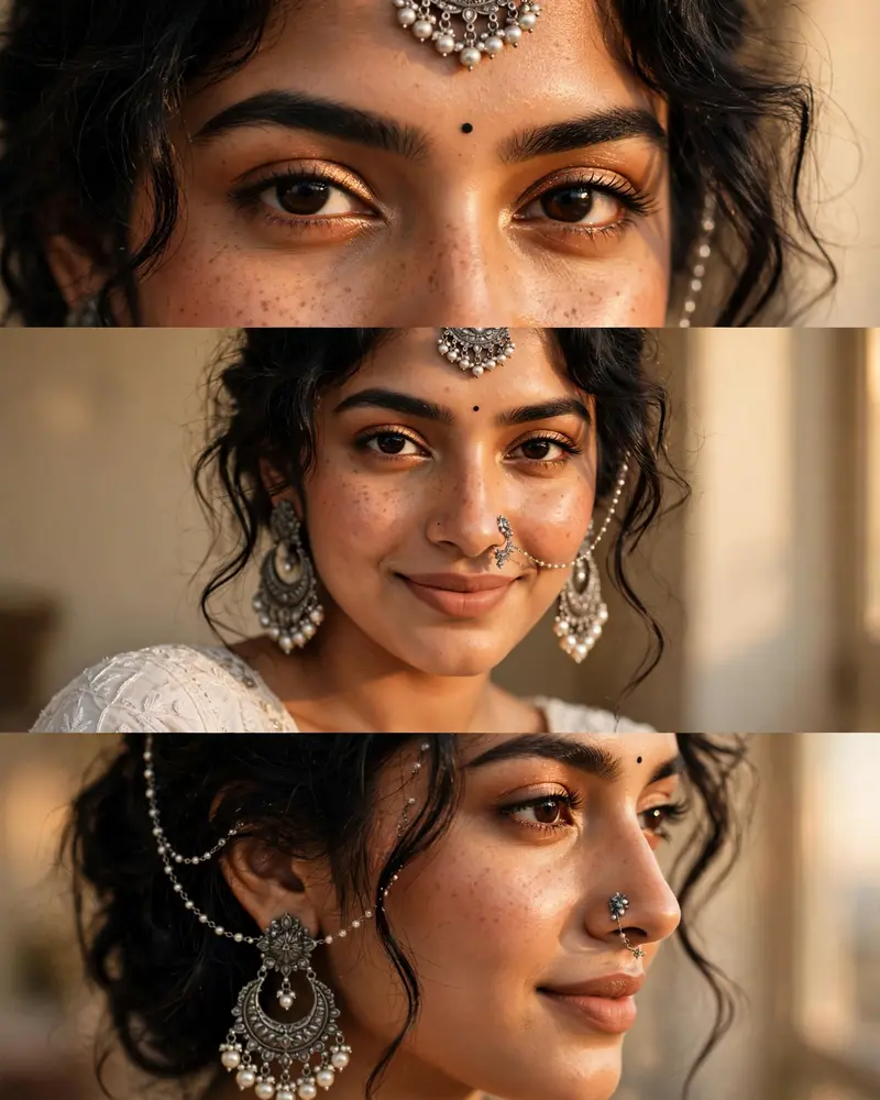 Traditional Ethnic Beauty Collage