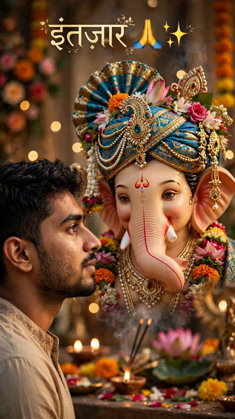 Devotional Ganpati Portrait
