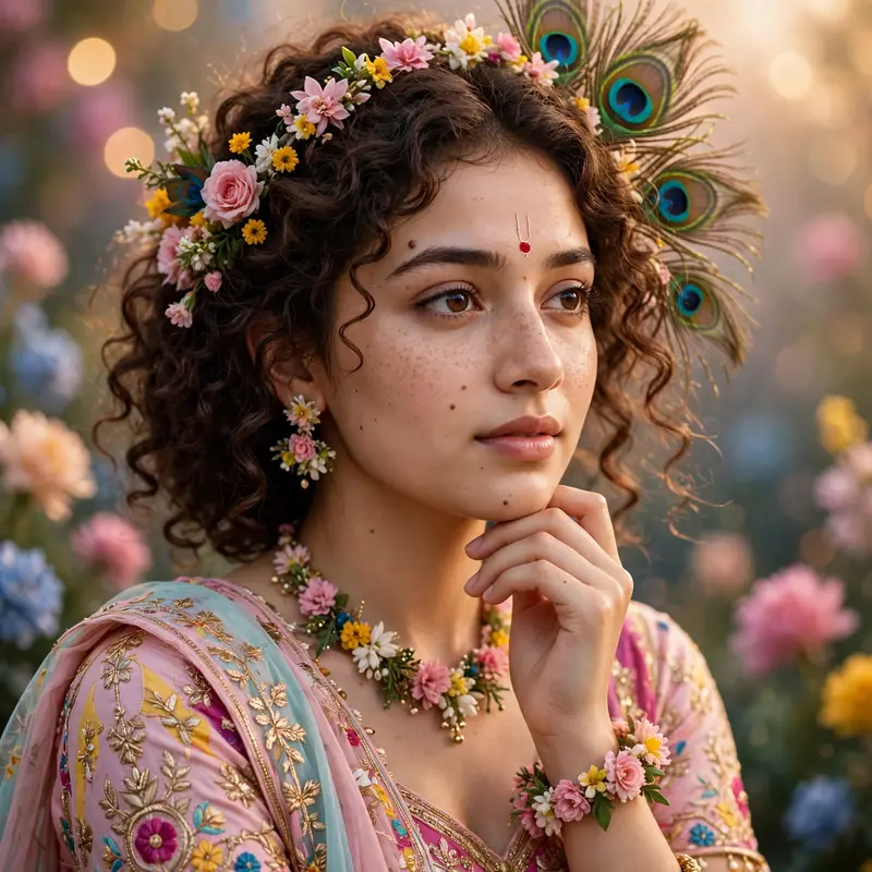 Radha Rani Traditional Look
