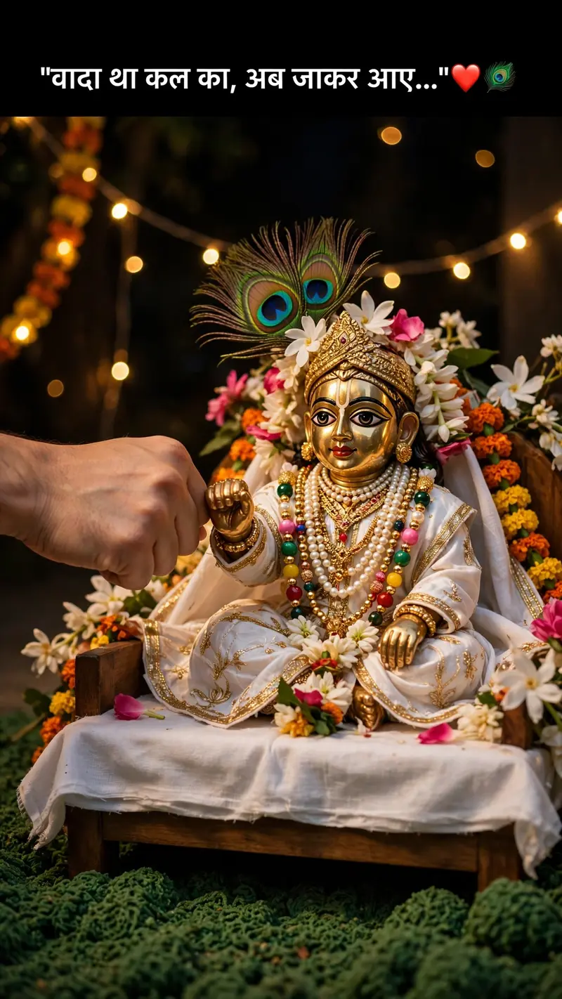 Laddu Gopal Fist Bump