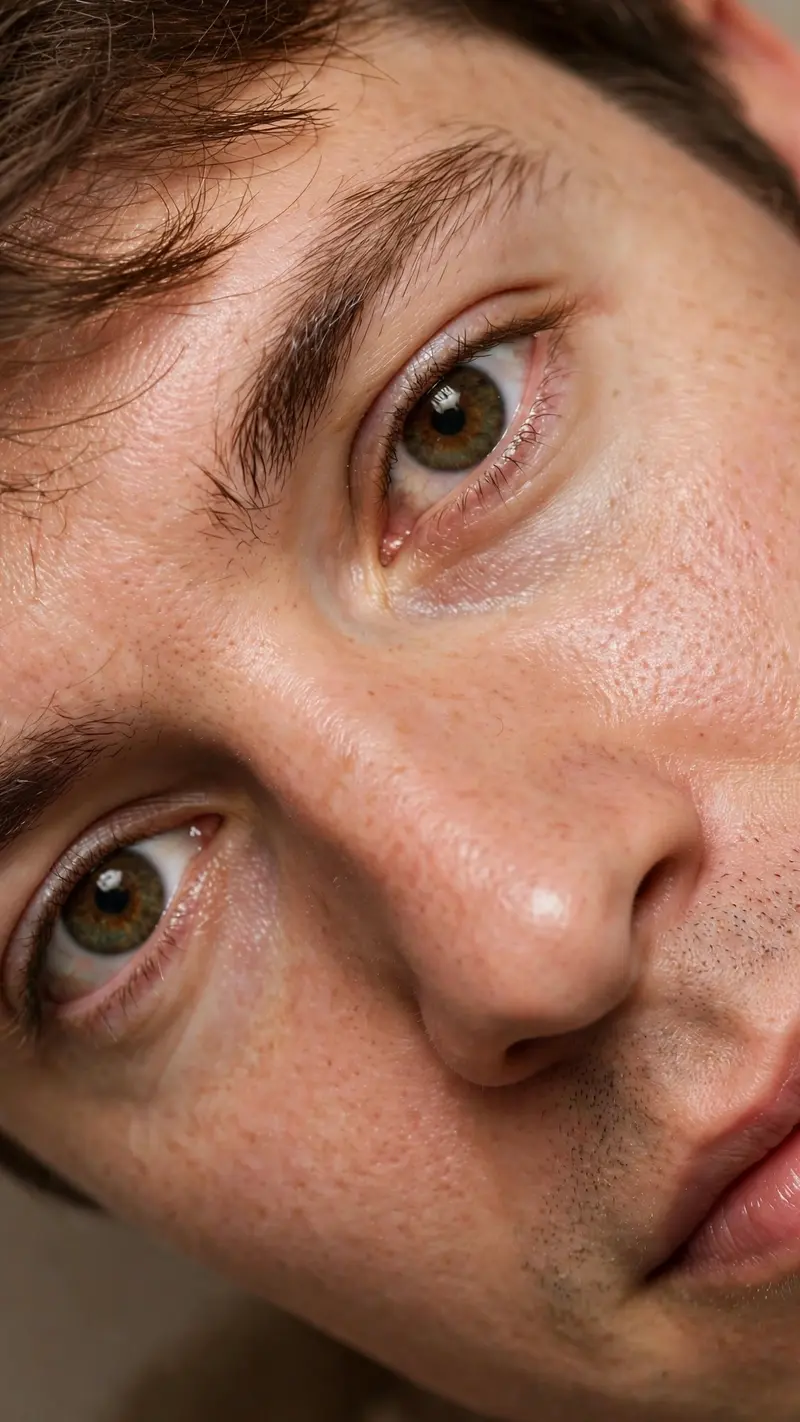 Sideways Close-Up Portrait