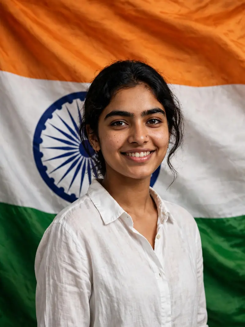 Flag Backdrop Portrait