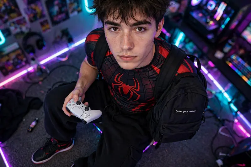 Spider-Man Gamer Look