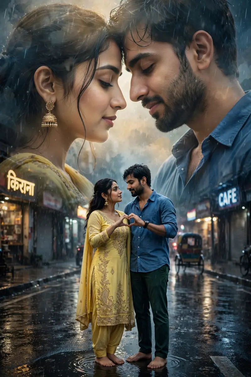 Rainy Couple Portrait