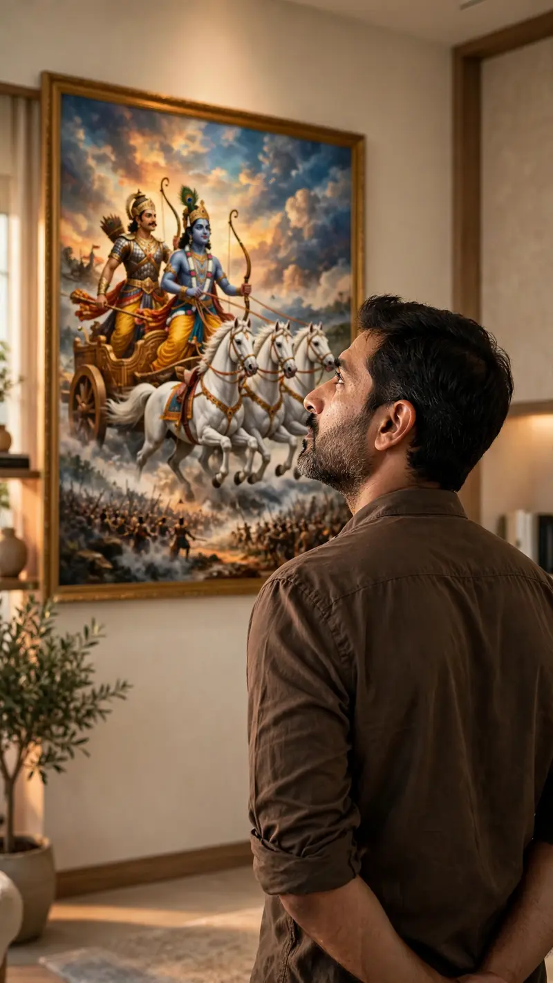 Bhagavad Gita Scene