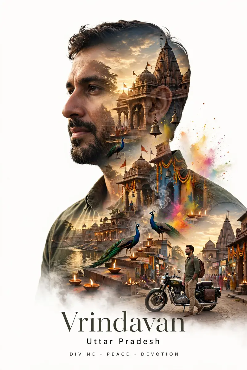 Vrindavan Travel Poster