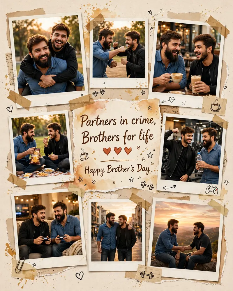 Brothers Day Collage
