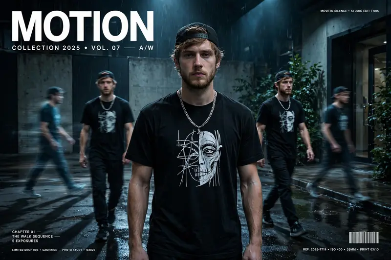 Motion Streetwear Poster