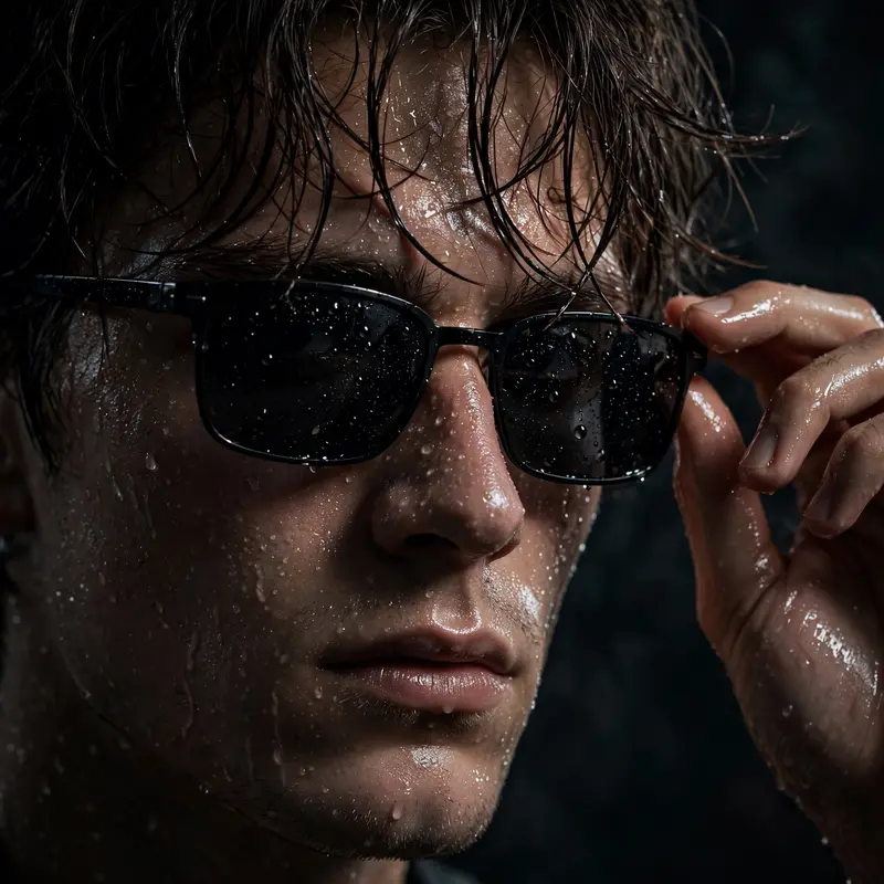 Wet Skin Close-Up