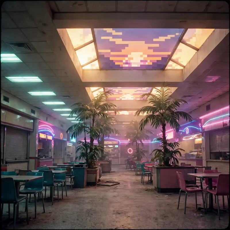 Empty Food Court Echo
