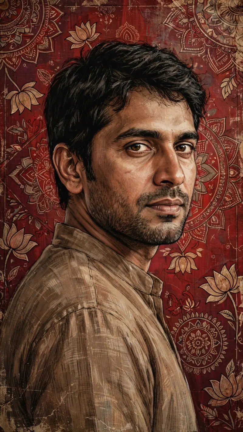 Artistic Folk Portrait
