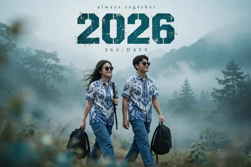 New Year Couple Walk