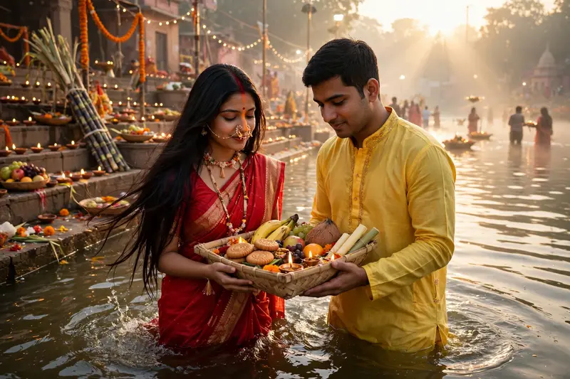 Chhath Puja Couple
