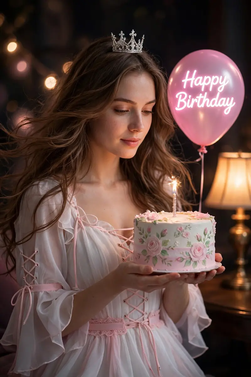 Pastel Birthday Portrait