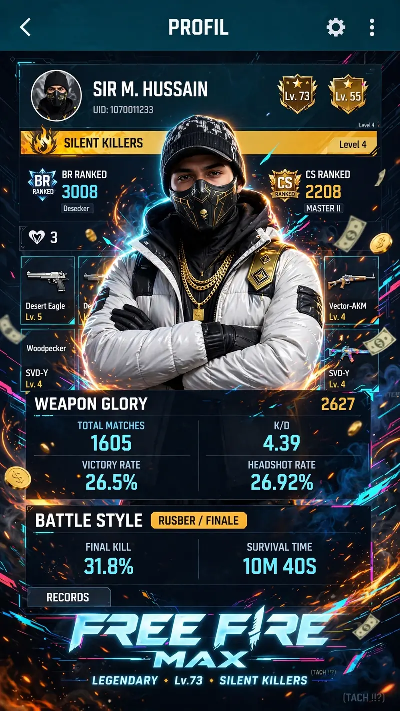 Free Fire Gaming Poster
