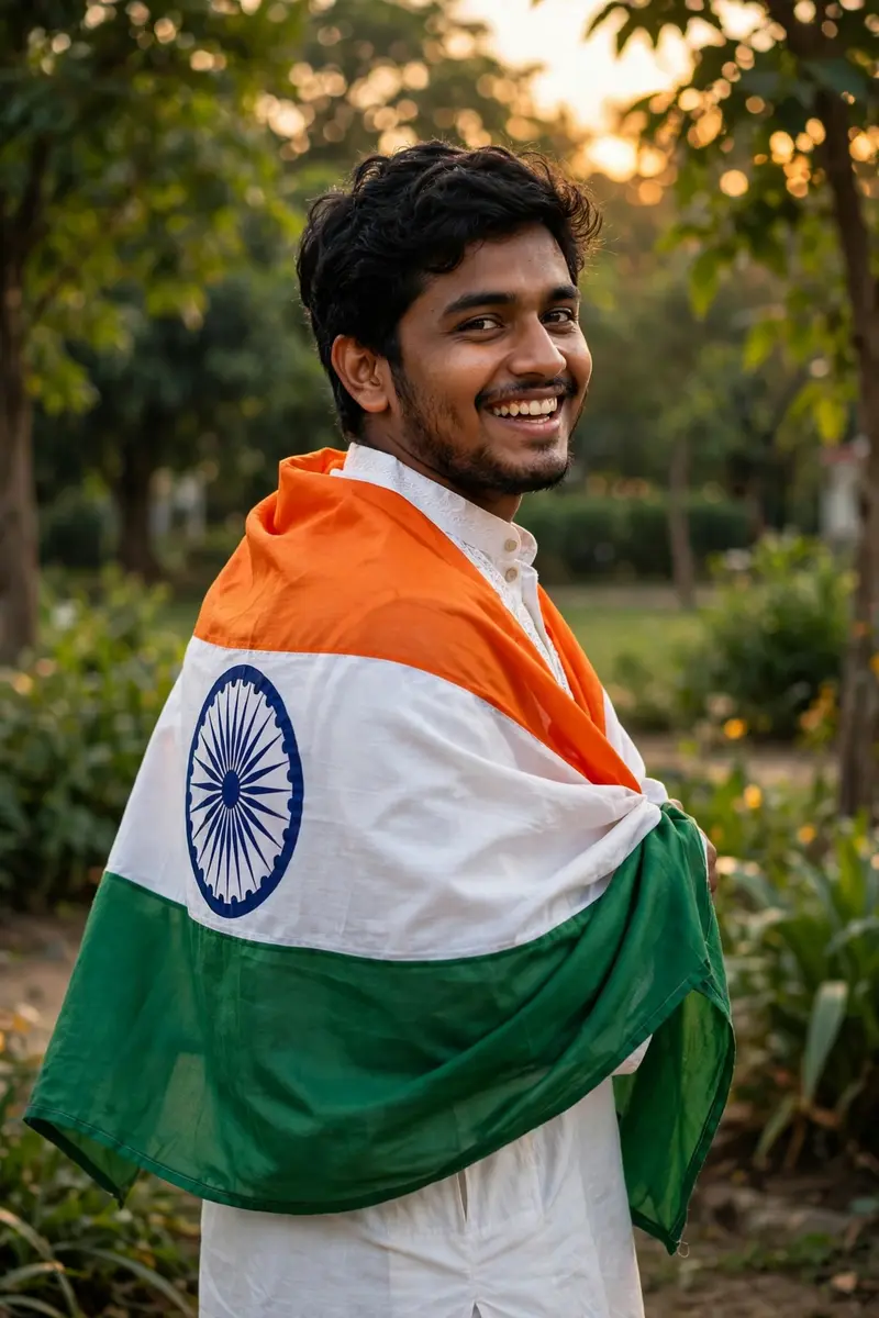 Independence Day Kurta Portrait