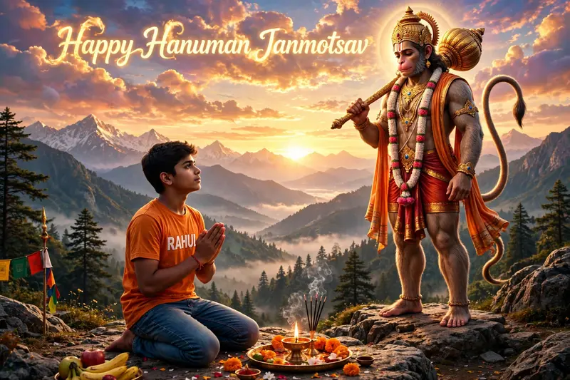 Hanuman Pooja Boy