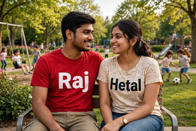 Park Bench Couple