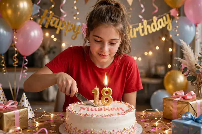 3D Birthday Girl