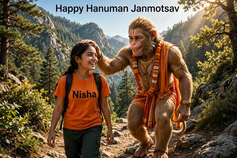 Hanuman Janmotsav Girl