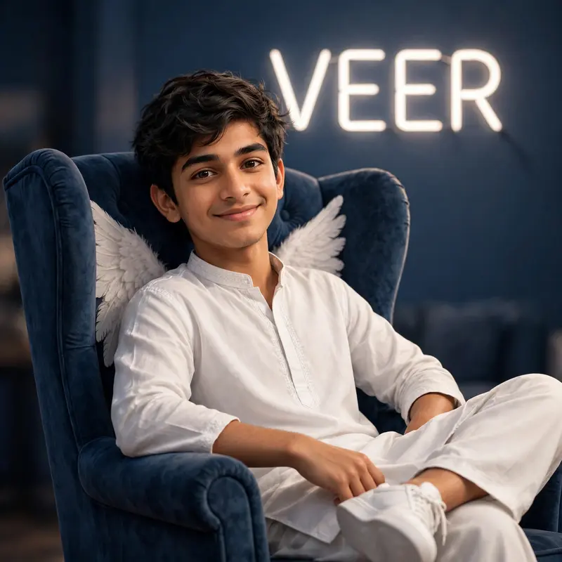 3D Wing Chair Boy