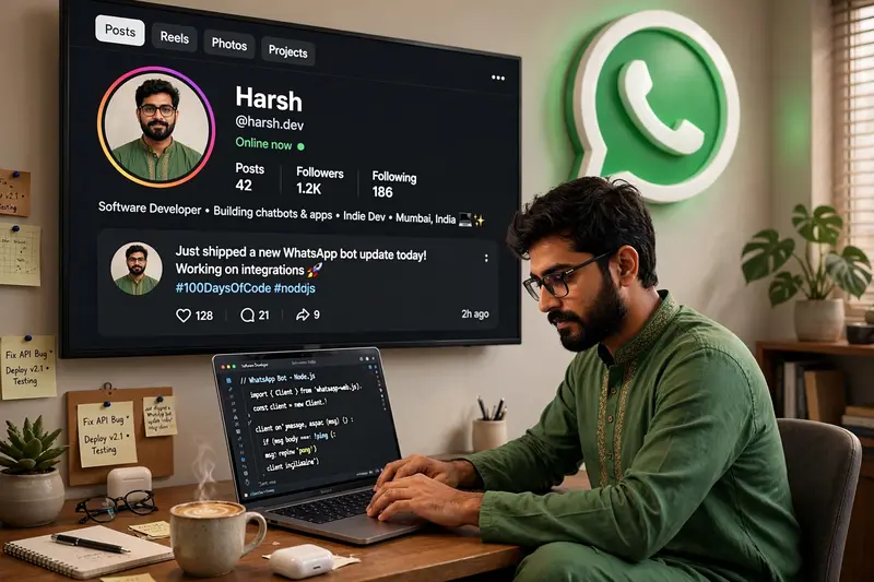 WhatsApp 3D Boy