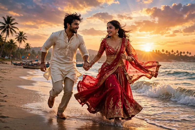 Bollywood Beach Cinematic Video