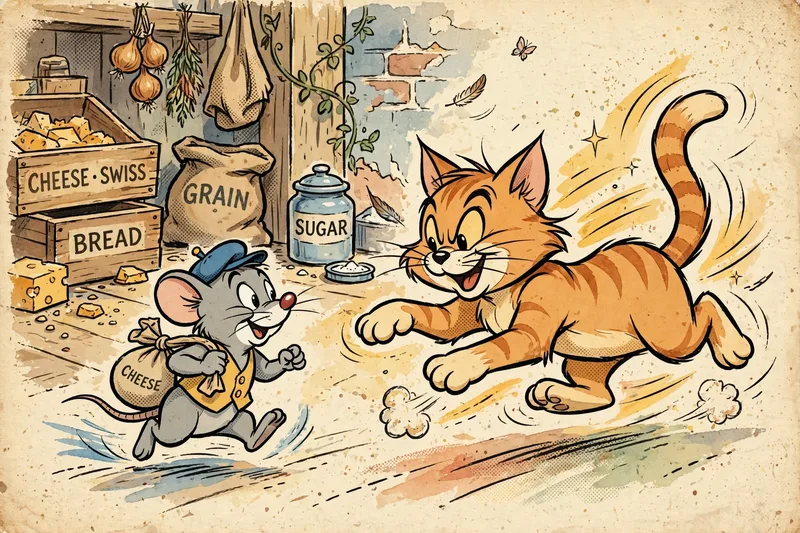 Cartoon Style Tom & Jerry