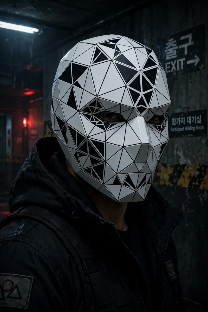 Squid Game Mask Portrait