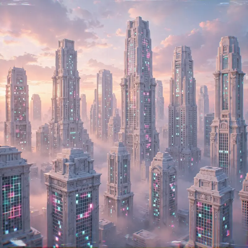 Marble Skyline Dawn